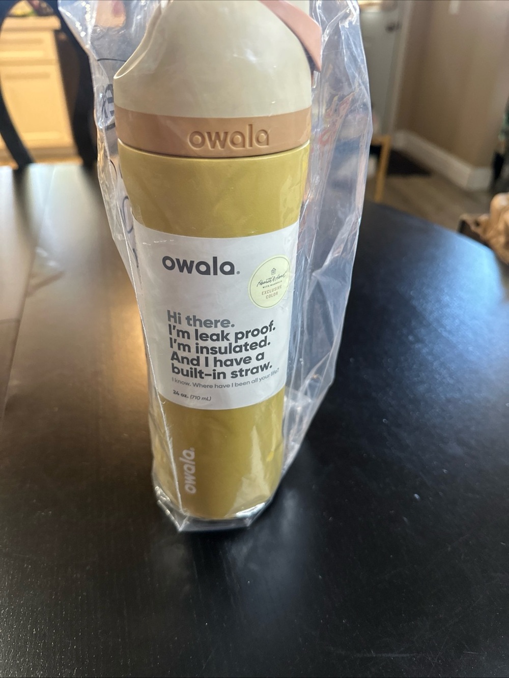 owala Insulated Leak-Proof Drink Bottle - Mustard Yellow